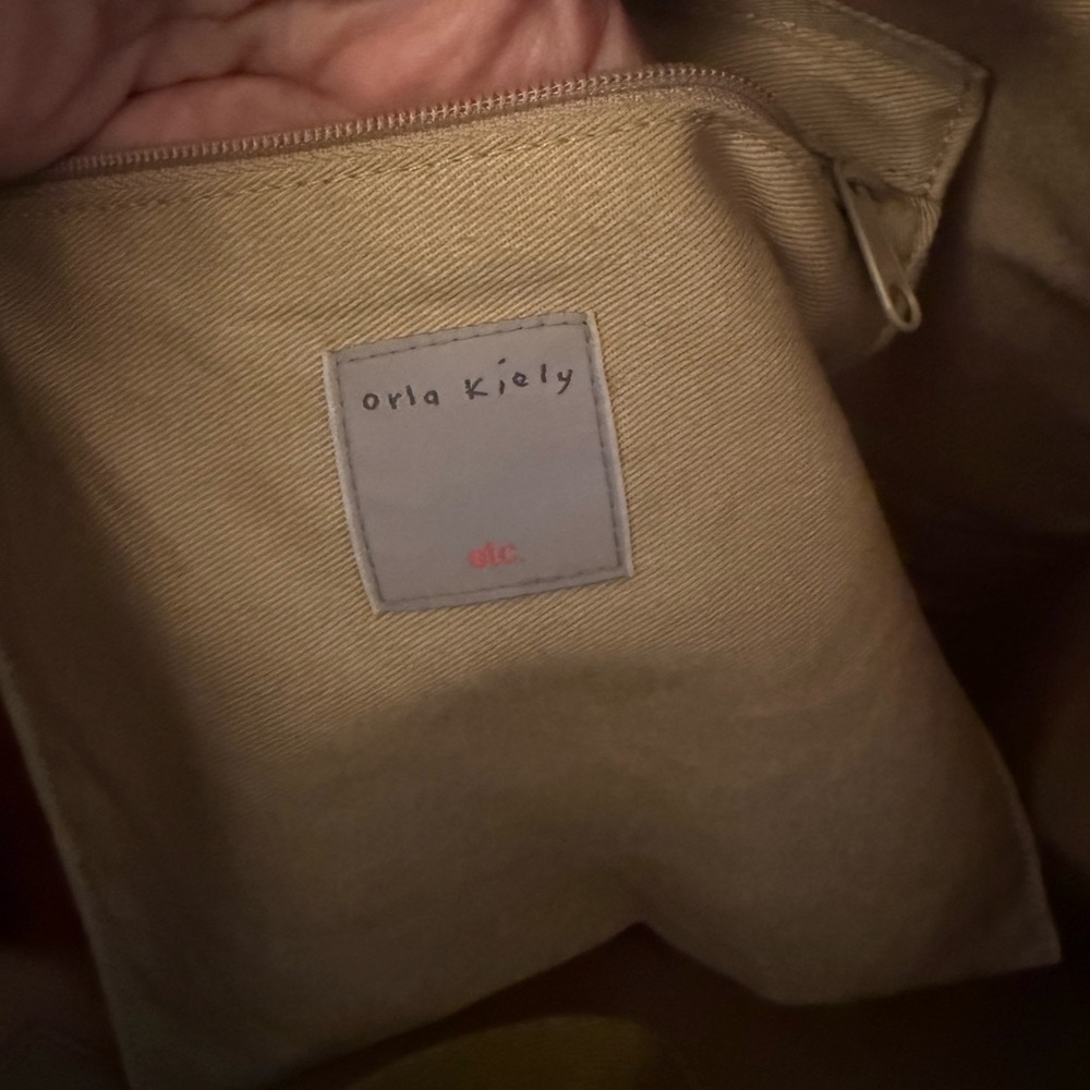 ORLA KIELY coated canvas tote in pink shadow floral design. RARE FIND! - Picture 6 of 7